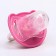 Orthodontic dummy nipple, silicone, from 6 months, with a cap, “shell”, pink color
