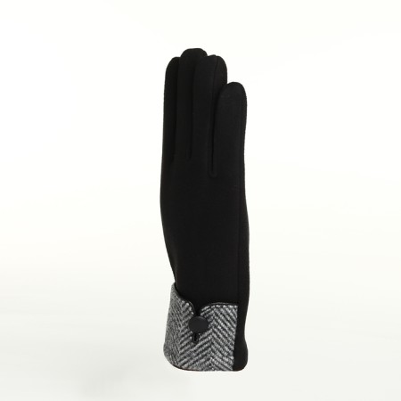 Gloves are female, dimensionless, without insulation, black color-2