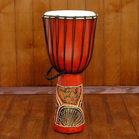 Souvenir musical instrument drum jambe "Color" 50x23x23 cm mix-4