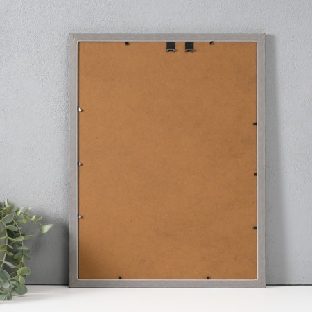 Photo frame plastic 30x40 cm "Double section" Black 42.8x32.8x1 cm-1