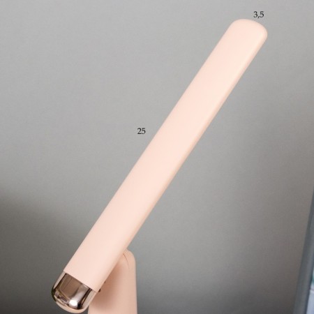 Table lamp "Strike" LED 3 modes 1.5W USB pink 6.8x6.8x28.5 cm Risalux-7