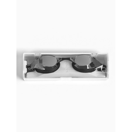 ONLYTOP swimming glasses, a set of nasal jumpers, black, mirror-11