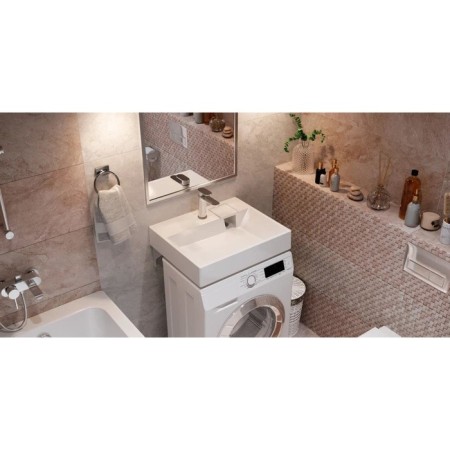 Sink over the washing machine Uperwood NAOMI, 60x50 cm, white-4