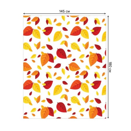 Tables on the table “Little pattern”, rectangular, Saten, size 145x180 cm-1