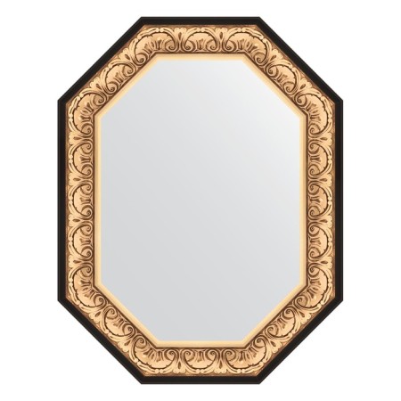Mirror in the baguette frame, baroque gold 106 mm, 70x90 cm