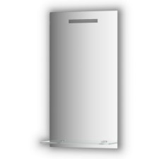 A mirror with a shelf 40 cm, with a built-in LED-lighter 2 W, 40x75 cm, evoForm