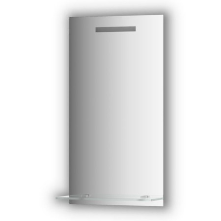 A mirror with a shelf 40 cm, with a built-in LED-lighter 2 W, 40x75 cm, evoForm