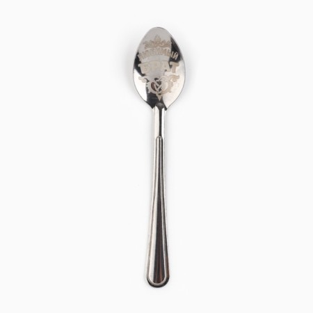 A teaspoon spoon with an engraving “Beloved Brother”, in a gift box, 3 x 14 cm.-4