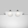 The built-in lamp Technical DL002-DW-02-W, 2x12W, 23.3x12x5 cm, GU10, white color