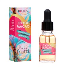 Dry strengthening nail oil Milv Tutti Futty, 15 ml