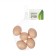 Artificial egg 5 x 4 x 4 cm brown Greengo
