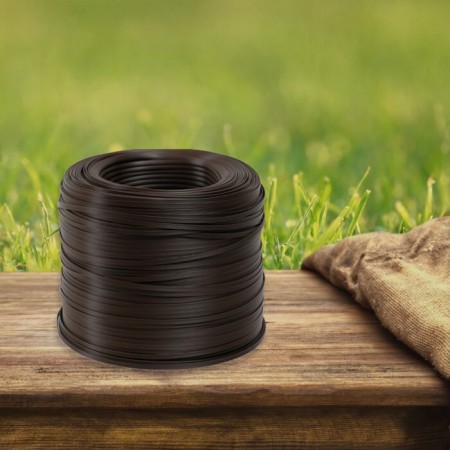 Artificial rattan 6 mm 500 m wave (wenge)