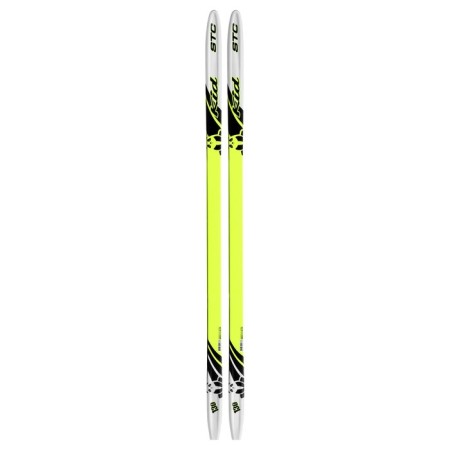 Plastic skis, 130 cm, with a notch, MIX color-6