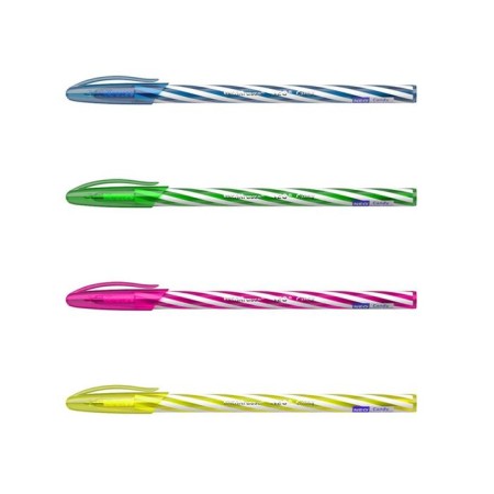 A set of ballpoint pens Erichkrause Neo Candy, 4 pieces, needle node 0.7 mm, blue ink, MIX case-2