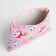 Cosmetic bag with lightning, pink/multi -colored color