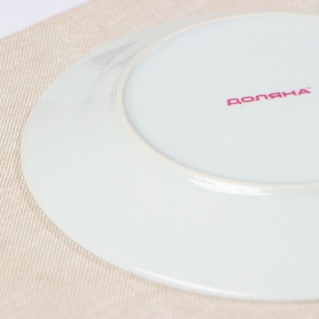 Board ceramic cake shade "Monica", d = 17.5 cm, white color-5