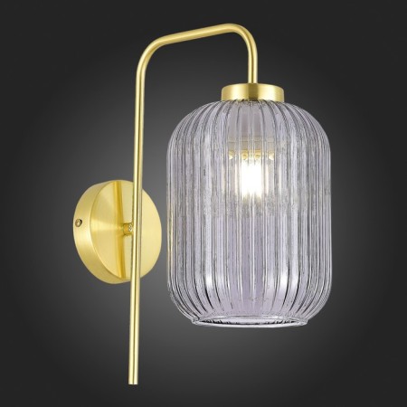 Sconces st. SL1154.321.01. Gran. 1x60 W, E27, 26.5x33.5 cm, brass color-2