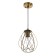 Bayerlux lamp "Billy" E27 40W gold 18x18x20-120cm