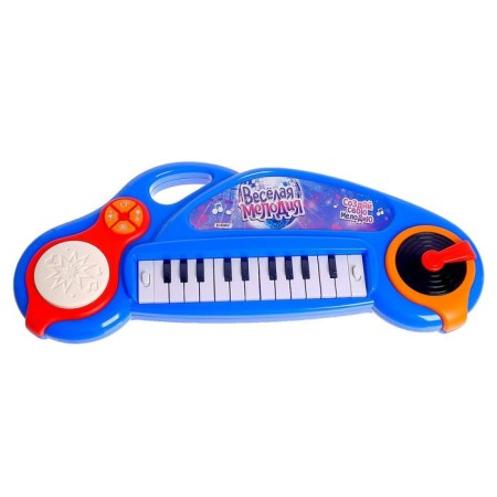 Musical piano "Funny melody", sound, light, blue color-1
