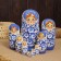 Matryoshka 10 puppet "Masha" Gzhel, 25cm, manual painting
