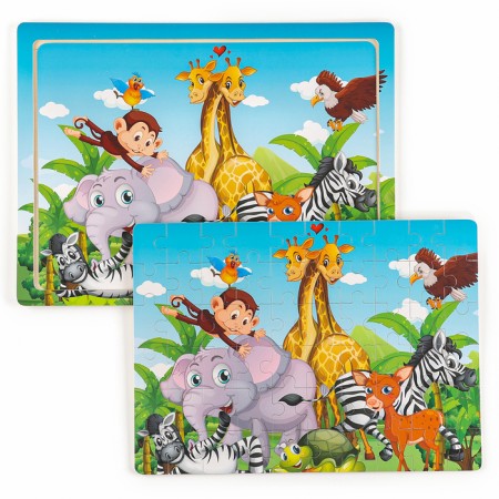 Puzzle Big "Africa" ​​Element: 5.5 × 3 cm-2
