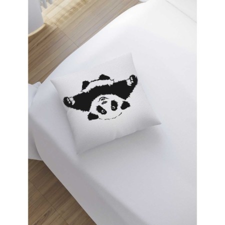 Decorative pillowcase "Inverted panda", on a zipper, size 45x45 cm-1