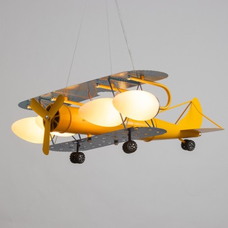 Causte "Airplane" 4he14 40W yellow-blue 67x65x80 cm-2