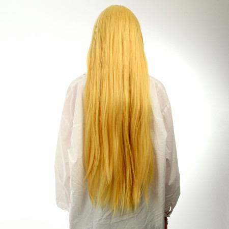 Carnival wig "anime" color blond, long-4