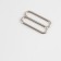 Strap regulator, metal, 20 mm, silver color