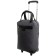 Bag Tvka on wheels, textiles, gray 34x20x52 cm