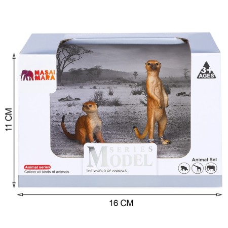 Набор фигурок «Мир диких животных: семья сурикатов», 2 фигурки-6