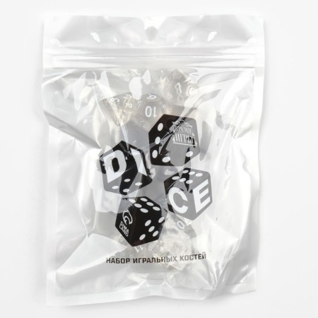 Cubes set for D&D (Dungeons and Dragons, DND) "Game time", Series: D&D, 7 pcs-2