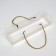 Confectionery packaging for roll, white 29.5 x 7.8 x 7.8