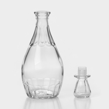 Glass set for Dionysus drinks, 7 items: Capherine 500 ml, piles 50 ml, gift packaging-3
