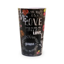 GAUSS light glass, turning on from the drink, the LCUP ROMANTIC, 3XLR44 LED model
