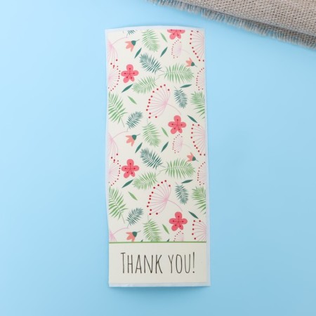 Stickers in the roll "Flowers", 150 pcs, 10 x 4 cm-3