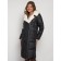 Coat insulated winter female, size 48, black color