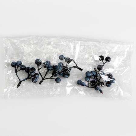 Decorative berries "Blueberries" 9 berries, 5.5 × 5 × 5.5 cm-4