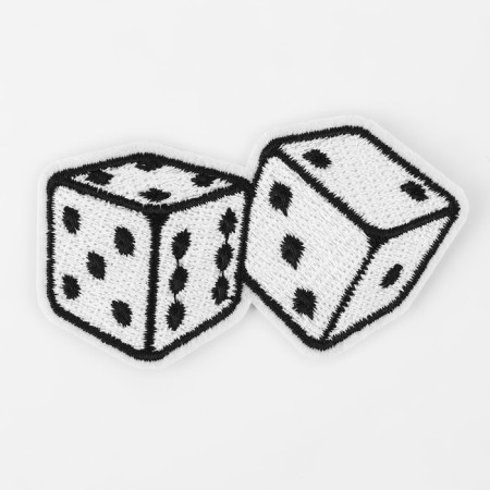 Thermal appliance "Playing bones", 7 × 4 cm, black and white color-1