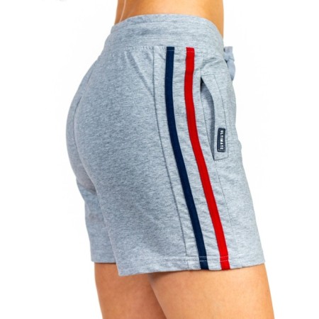 Women's shorts ise, size 48 cm, gray color-6