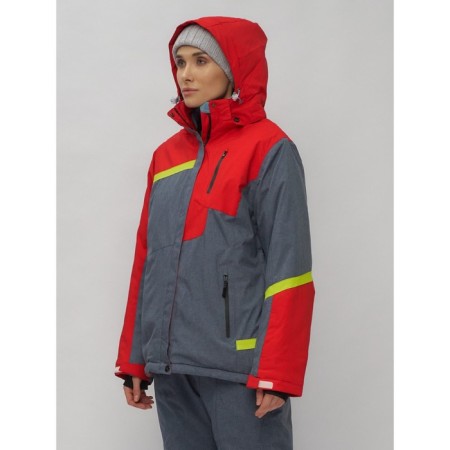 Ski suit female, size 52, red color-27