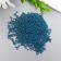 Glass glass 11/0 "metallic. Blue steel" 10 g