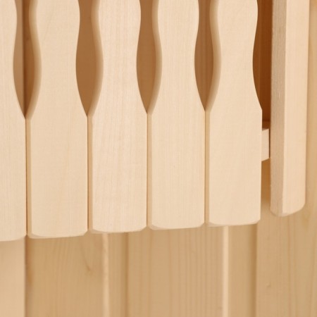 The lampshade is wooden, corner "flat" 29x27.5x6 cm-2