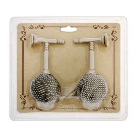 Hook for curtains KS100 CAPPIO, one -rod, chromium color, 2 pcs-6