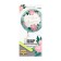 Foil ball 18 "Birthday", elegant peonies, circle