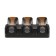 Facade lamp "Elegant", FSD-042, 6 W, 3000K, 3 rays, IP65, 220 V, plastic, black