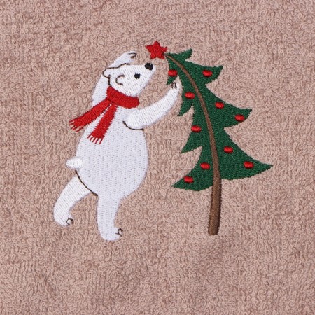 Tenle Ethel "White Bear" 30x60 cm, 340 g/m2, 100% HL-2