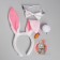 Carnival costume "Zayushka", rim - ears, tail, butterfly, thermonacleka