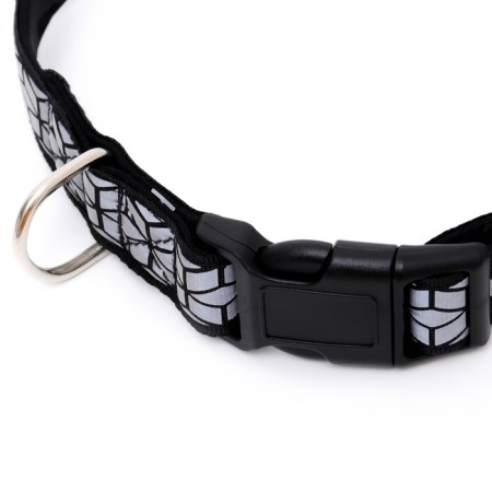 Collar with reflective ornament, 55 x 2.5 cm, black-2