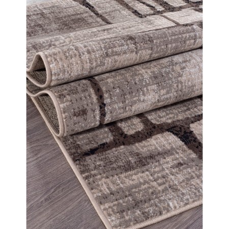 Rectangular carpet Merinos Sierra, size 200x300 cm, color BEIGE-BROWN 2-2